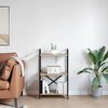 vidaXL Grāmatu plaukts Sonoma ozols 56 x 34 x 96 cm Inženierijas koks