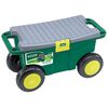 vidaXL Draper Tools dārza darbarīku kaste un sēdeklis, 56x27,2x30,4 cm, zaļa