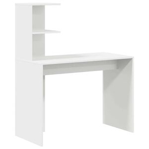 vidaXL Galds Balts 102 x 50 x 124 cm Inženierijas koks