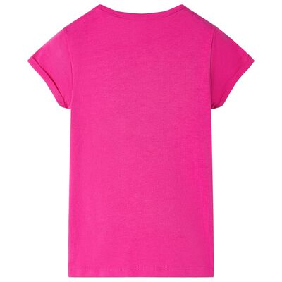 Bērnu T-krekls, tumši rozā, 92