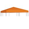 vidaXL nojumes jumta pārsegs, 310 g/m&sup2;, 3x3 m, oranžs