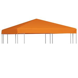 vidaXL nojumes jumta pārsegs, 310 g/m&sup2;, 3x3 m, oranžs