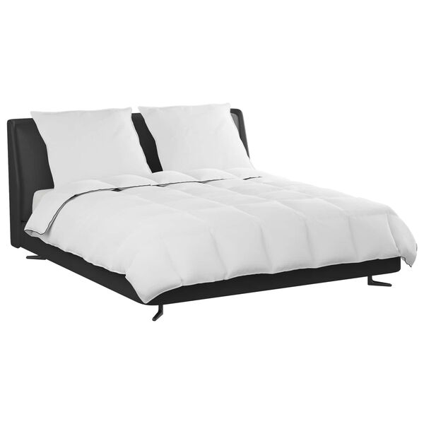 vidaXL Ziemas gultas sega ar spilvenu 3 pcs Balts Dūnu spalva