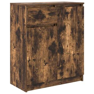 vidaXL kumode ar atvilktni, 71x35x84 cm, inženierijas koks