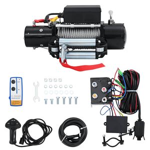 vidaXL elektriskā vinča, 12 V, 5909 kg
