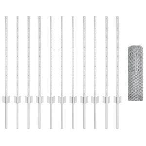 vidaXL Žogs ar stabu Sudraba