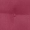 vidaXL Atpakaļ spilvens Vīna sarkans 45 x 24 x 50 cm Samts