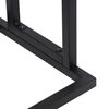 vidaXL dvieļu statīvs, melns, 48x24x78,5 cm, dzelzs
