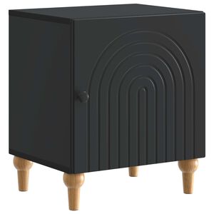 vidaXL Nakts skapītis Melns 43 x 34,5 x 50 cm Inženierijas koks