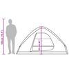 vidaXL kempinga telts 4 personām, kupola forma, ūdensnecaurlaidīga