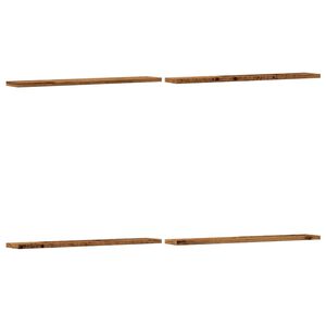vidaXL sienas plaukti 4 gab. veca koka 60x20x1,5 cm inženierijas koks