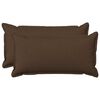vidaXL Spilvenu pārvalks 2 pcs HOUTEN Brūna 40 x 70 cm Viltots lins