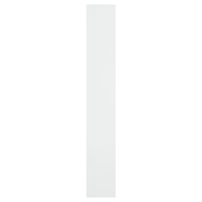 vidaXL grāmatu plaukts, aizslietnis, balts, 60x30x198 cm
