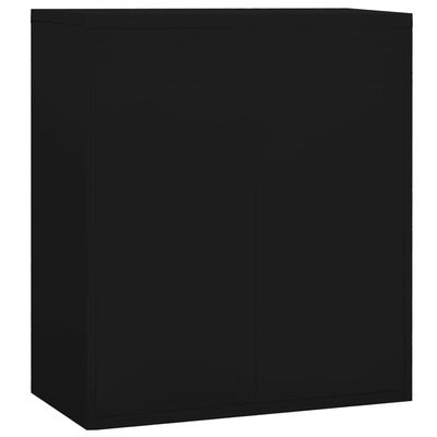 vidaXL failu skapis, melns, 90x46x103 cm, tērauds