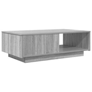 vidaXL Kafijas galdiņ&scaron; Pelēks Sonoma 95 x 55 x 31 cm Inženierijas koks