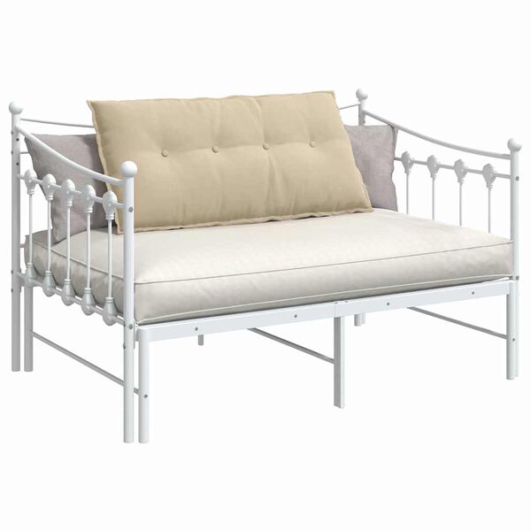 vidaXL Atpakaļ spilvens Krēmkrāsa 100 x 50 cm Mikrofibra