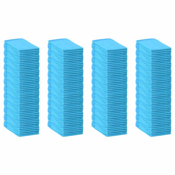 vidaXL Dzīvnieku apmācības paklājs 200 pcs Zila un balta 120 x 80 cm