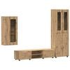 vidaXL TV skapī&scaron;u komplekts FLORIN 3 pcs Artisānā ozols