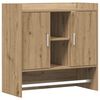 vidaXL Sienas plaukts Pie sienas Artisan Ozols 80 x 36 x 80 cm