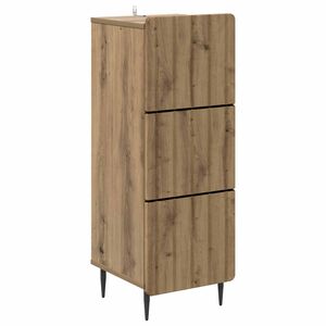 vidaXL Atvilktņu skapis Artisan Ozols 33 x 34,5 x 92 cm