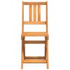 vidaXL Dārza krēsls 8 pcs Eļļa dabīgā 40 x 42 x 85 cm