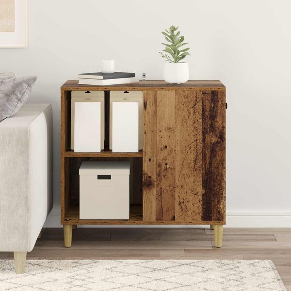 vidaXL Kaķu māja Vecs koks 72 x 42.5 x 70 cm Inženierijas koks