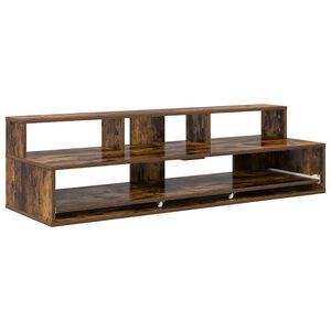 vidaXL Studijas galds Kūpināts ozols 110 x 42,5 x 36 cm