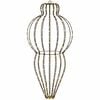 vidaXL Ziemassvētku fināla gaisma 320 LED Silti balts Diam. 40 x 75 cm