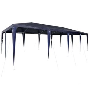 vidaXL Balles telts Zila 800 x 400 x 266 cm Polietilēns un tērauds