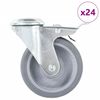 vidaXL grozāmi ritenī&scaron;i, 24 gab., 100 mm