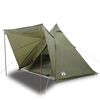 vidaXL ģimenes telts, tipi, 6 personām, olīvu zaļa, ūdensnecaurlaidīga