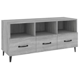 vidaXL TV skapītis, pelēka koka krāsa, 102x35x50 cm, inženierijas koks