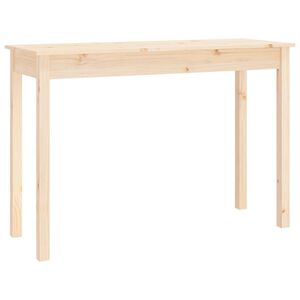 vidaXL konsoles galdiņ&scaron;, 110x40x75 cm, priedes masīvkoks