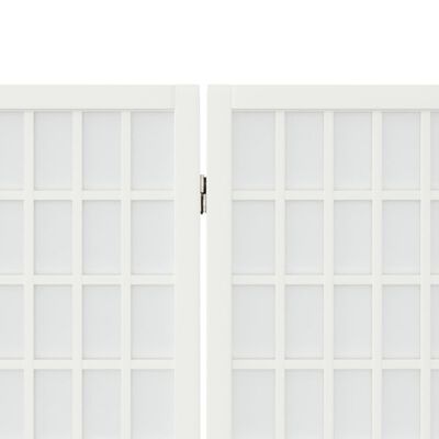 vidaXL aizslietnis, 6 paneļi, salokāms, 240x170cm, japāņu stils, balts