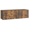vidaXL Sienā piestiprināms TV skapis 98 x 31 x 30 cm Kūpināts ozols