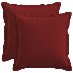 vidaXL Spilvenu pārvalks 2 pcs HOUTEN Vīna sarkans 30 x 30 cm