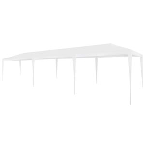 vidaXL svinību telts, 3x9 m, PE, balta
