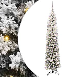 vidaXL Mākslīgā Ziemassvētku eglīte su 300 LED ar statīvu Zaļa 180 cm