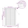 vidaXL Venēcijas žalūzija Regulējams Balts 150 x 90 cm PVC