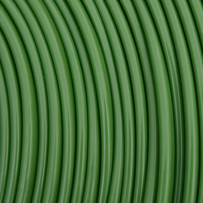vidaXL 3 cauruļu smidzināšanas šļūtene, zaļa, 7,5 m, PVC