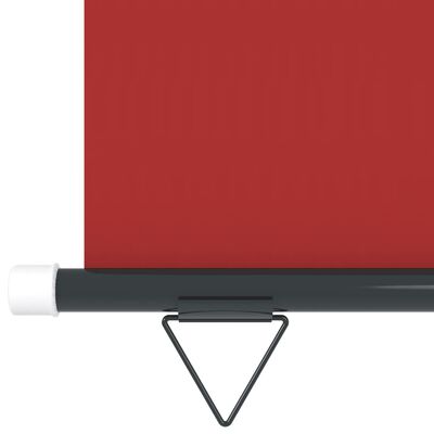 vidaXL balkona sānu markīze, sarkana, 145x250 cm