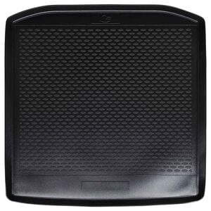 vidaXL Bagāžas nodalījuma paklājs Melna TPE