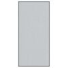 vidaXL Durvju paklājs Pelēks un melns 120 x 250 cm 100% poliamīds