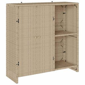 vidaXL Skapītis ar plauktu Bē&scaron;a 100 x 36 x 102 cm Rotangpalma