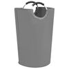 vidaXL veļas grozs, pelēks