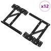 vidaXL Gultas pacel&scaron;anas mehānisms 12 gab. Melns 340 x 95 x 40 mm