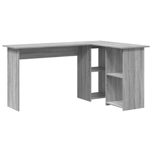 vidaXL Galds Pelēks Sonoma 142 x 102 x 73 cm Inženierijas koks