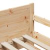 vidaXL Gultas rāmis Brūna 80 x 200 cm Inženierijas koks