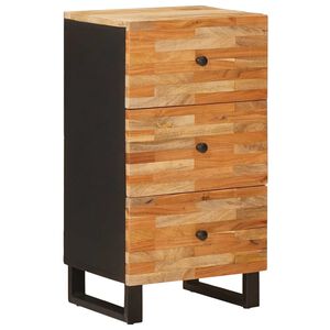 vidaXL Sānu skapis Brūna 40 x 33 x 75 cm Cieta mango koksne