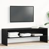 vidaXL TV skapis Melns ozols 120x40x40 cm Engineered Wood